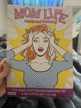 Mom Life Advanced Coloring Book - Polka Dot Cover